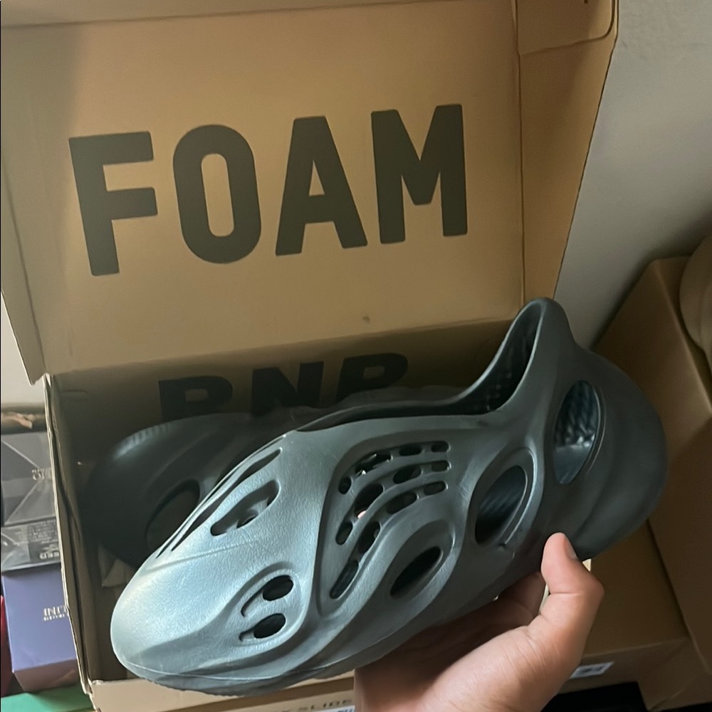 Black Foam Runner Sneakers